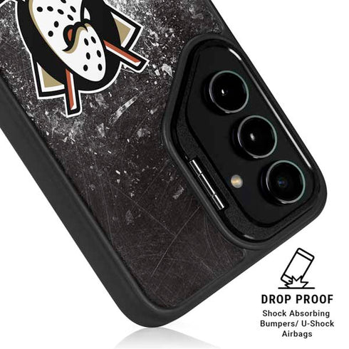 NHL Anaheim Ducks Iced Galaxy S24 FE Kickstand Case